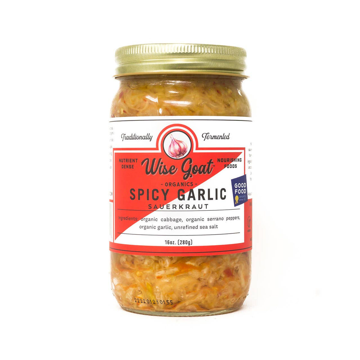 Spicy Garlic Kraut — Organic Fermented Sauerkraut - Dear John
