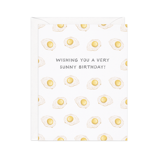Sunny Side Up — Breakfast Pun Birthday Card - Dear John