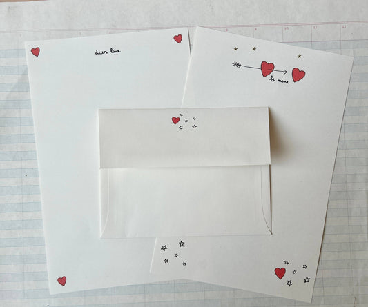 Sweet Love Letter Writing Set - Dear John