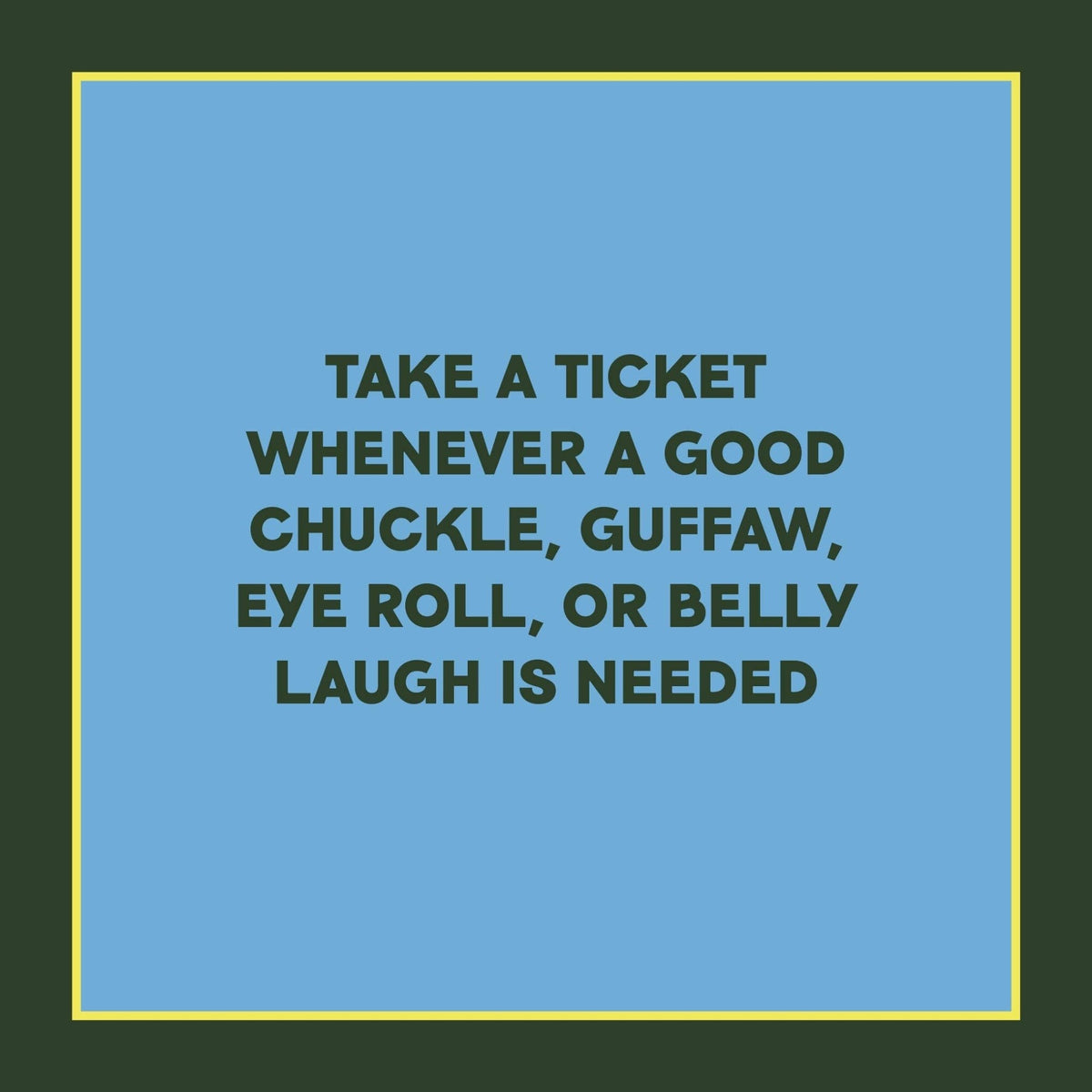 Take - a - Ticket: Dad Jokes - Dear John