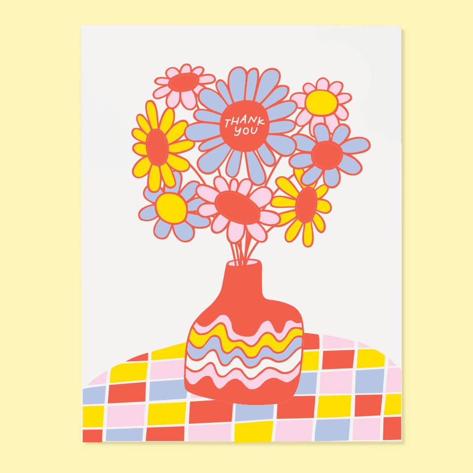 Thank You Vase Card - Dear John