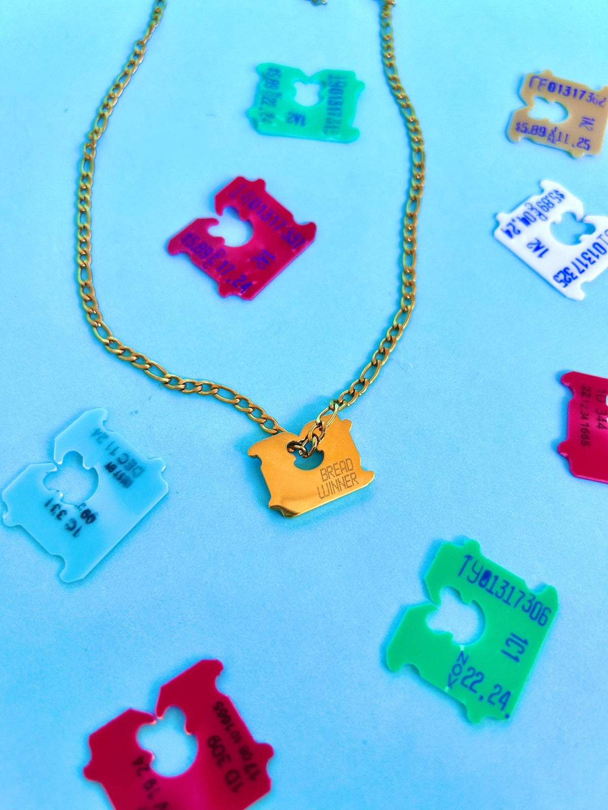 The Peach Fuzz - Bread Winner Necklace - Dear John