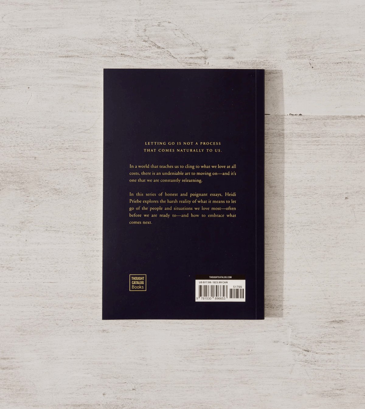 This Is Me Letting You Go - book - Dear John