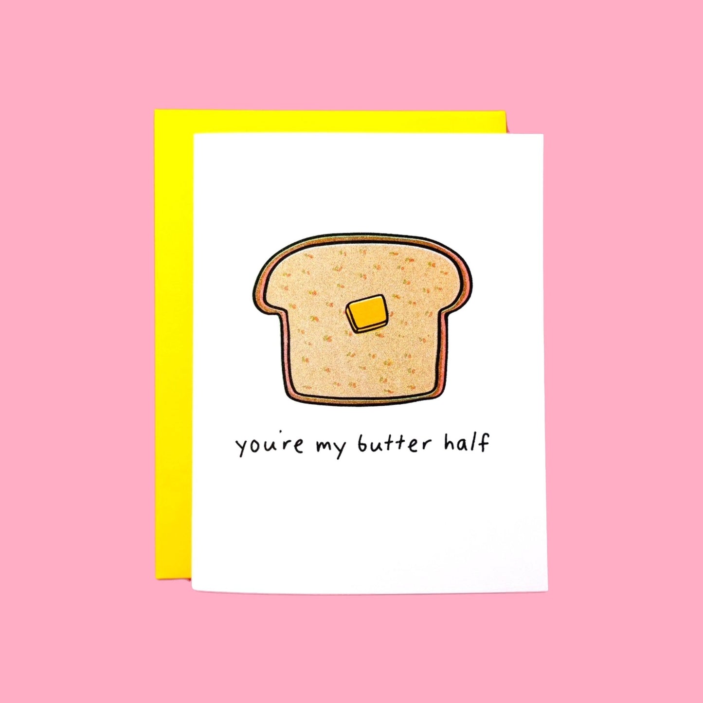 You're My Butter Half Risograph Card - Dear John