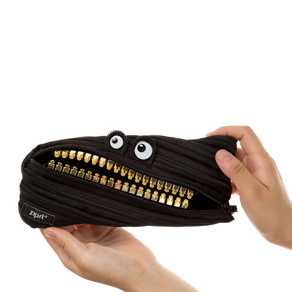 ZIPIT - ZIPIT Grillz Monster Pencil Case, Black - Dear John