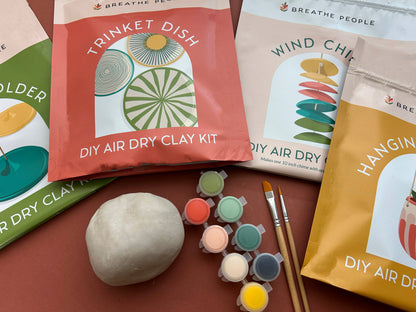 DIY Air Dry Clay Kit — Make Your Own Incense Holder