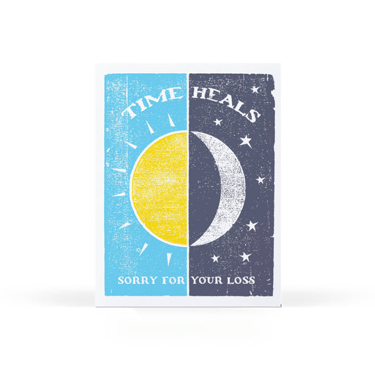 Time Heals Greeting Card