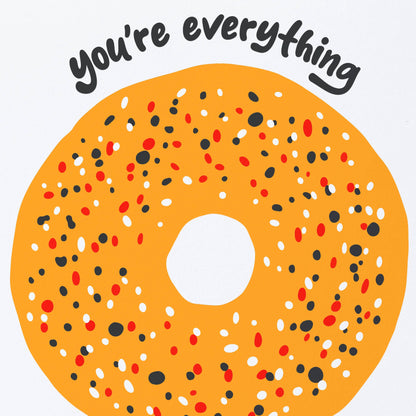 Everything Bagel Greeting Card