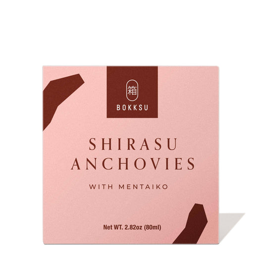 Japanese Shirasu Anchovies with Mentaiko Cod Roe