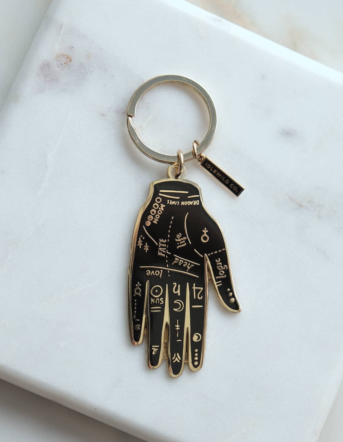 Palmistry Enamel Keychain — Idlewild Co.