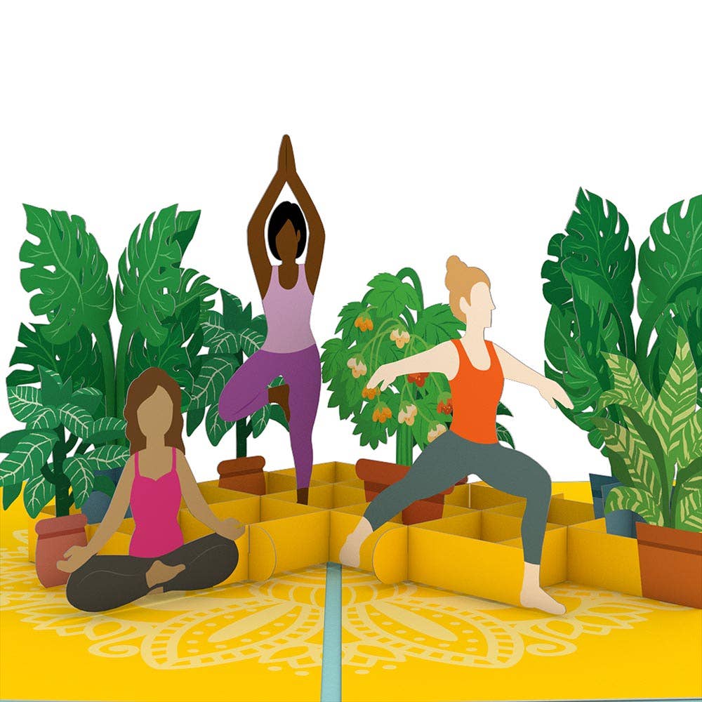 Lovepop Cards - Yoga Poses Pop-Up Card 5x7" (-62%)