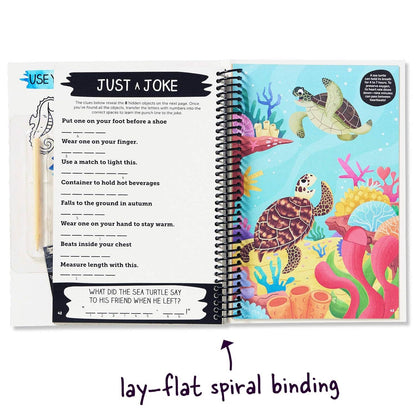 Scratch-Off Hidden Pictures — Mysterious Ocean Puzzles