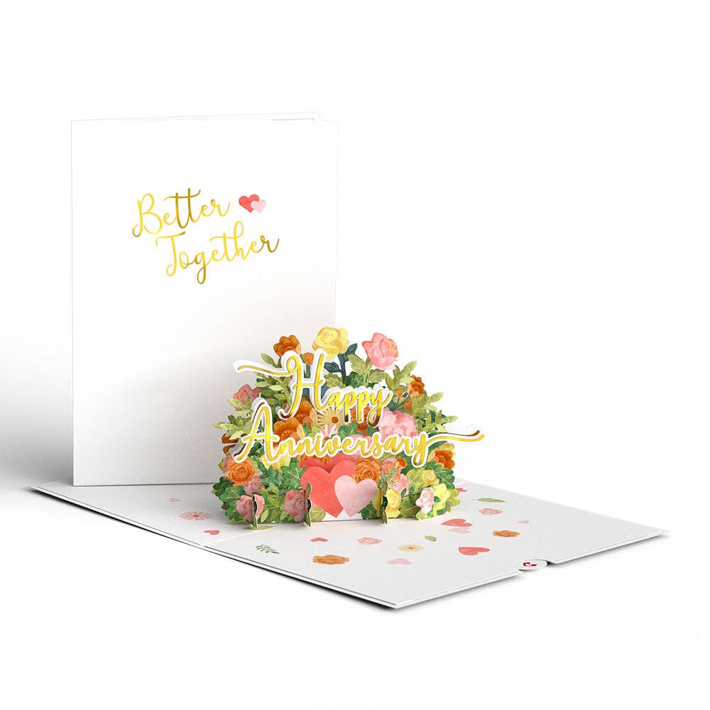 Lovepop Cards - Better Together Anniversary Pop-up Card 5x7"