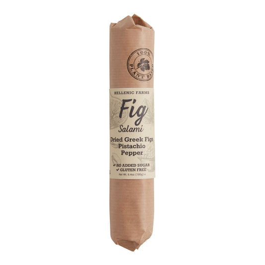 Vegan Fig Salami — Pistachio Pepper 🌱🌶️🥜