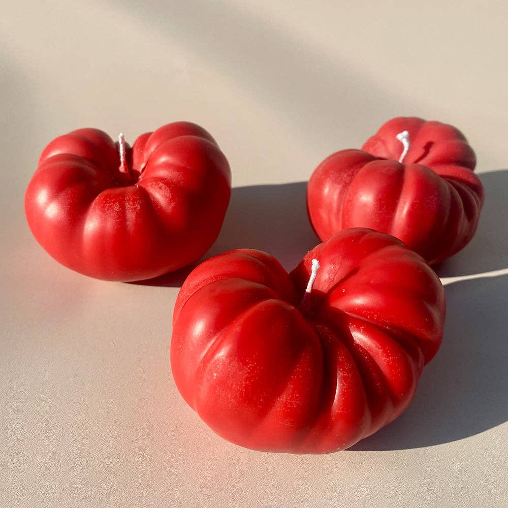 Heirloom Tomato Candle — Tomato Leaf Scent, 100% Soy (Hand-Poured)