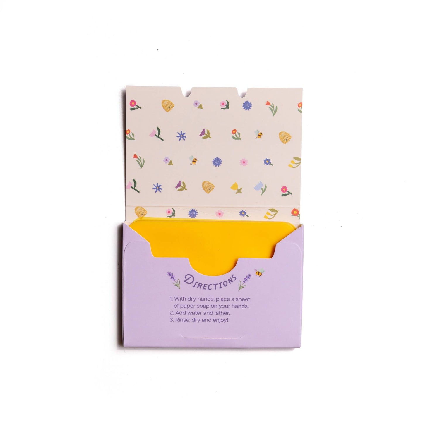123 Farm - Paper Soap – Lavender Honey Scent, Travel Size, 50 Sheets - Dear John