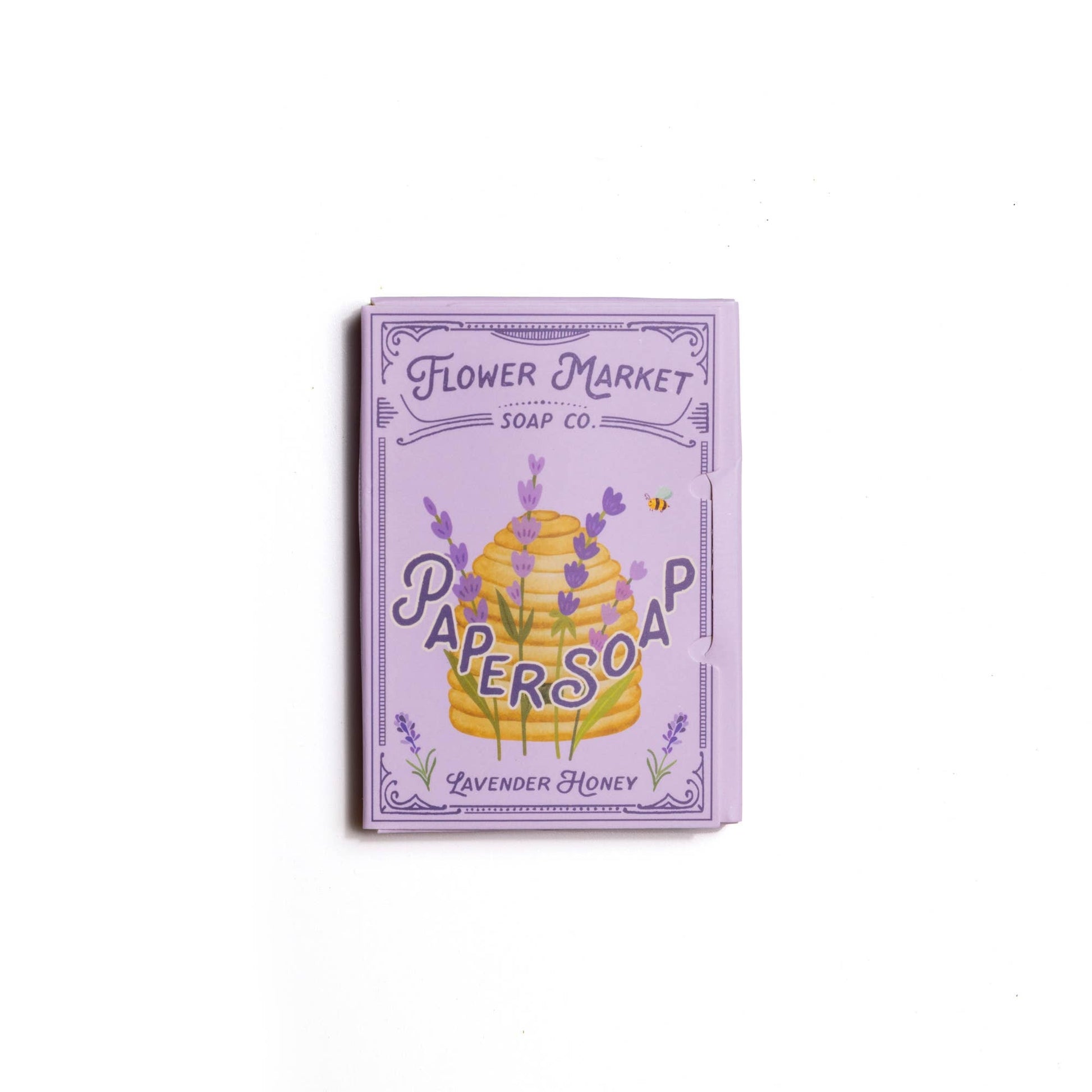123 Farm - Paper Soap – Lavender Honey Scent, Travel Size, 50 Sheets - Dear John