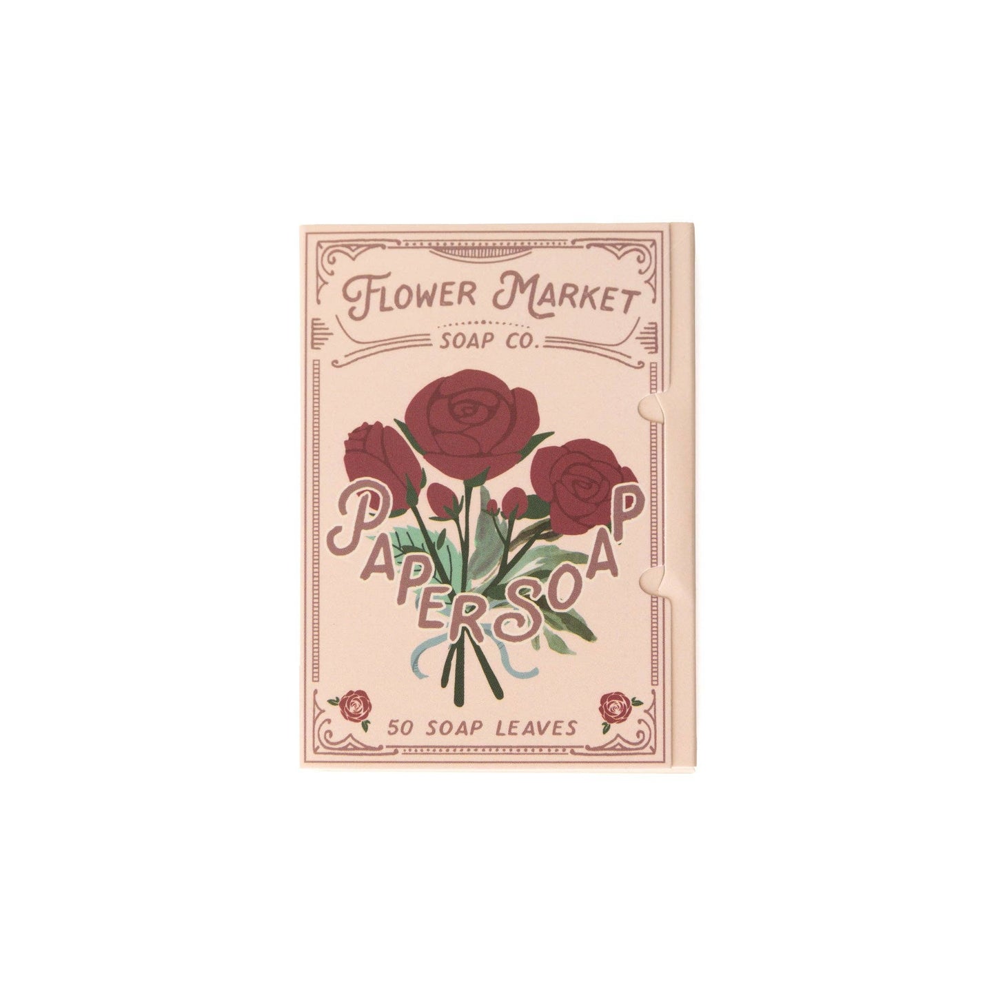 123 Farm - Paper Soap – Rose Scent, Travel Size, 50 Sheets - Dear John