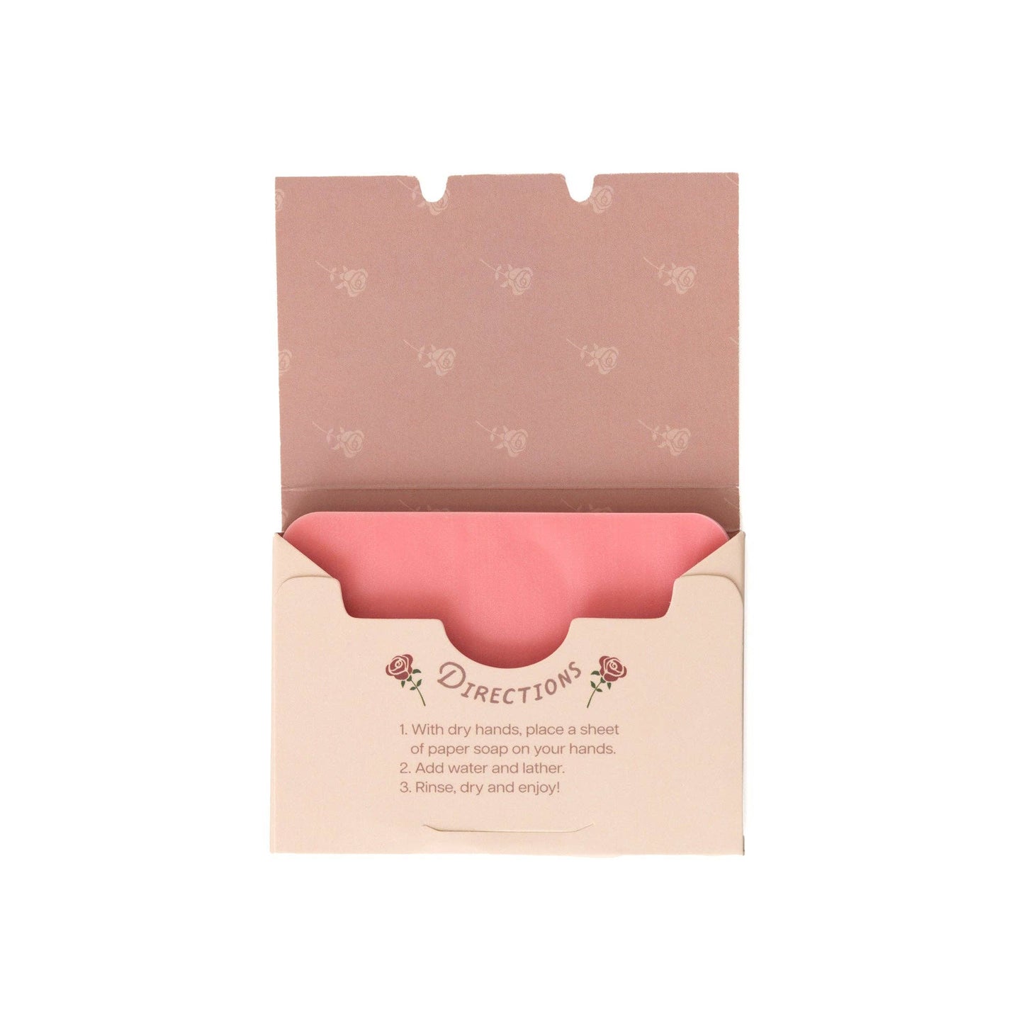 123 Farm - Paper Soap – Rose Scent, Travel Size, 50 Sheets - Dear John