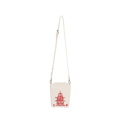 Takeout No Doubts Chinese Takeout Box Crossbody