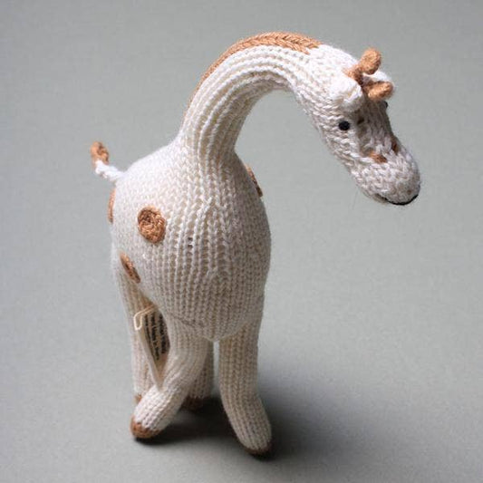 Organic Giraffe Rattle Baby Toy — Award-Winning & Eco-Friendly