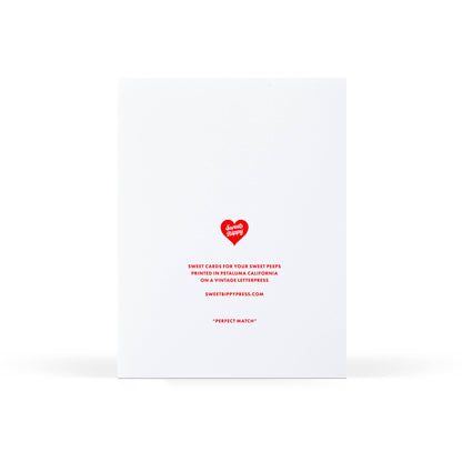 Perfect Match Greeting Card