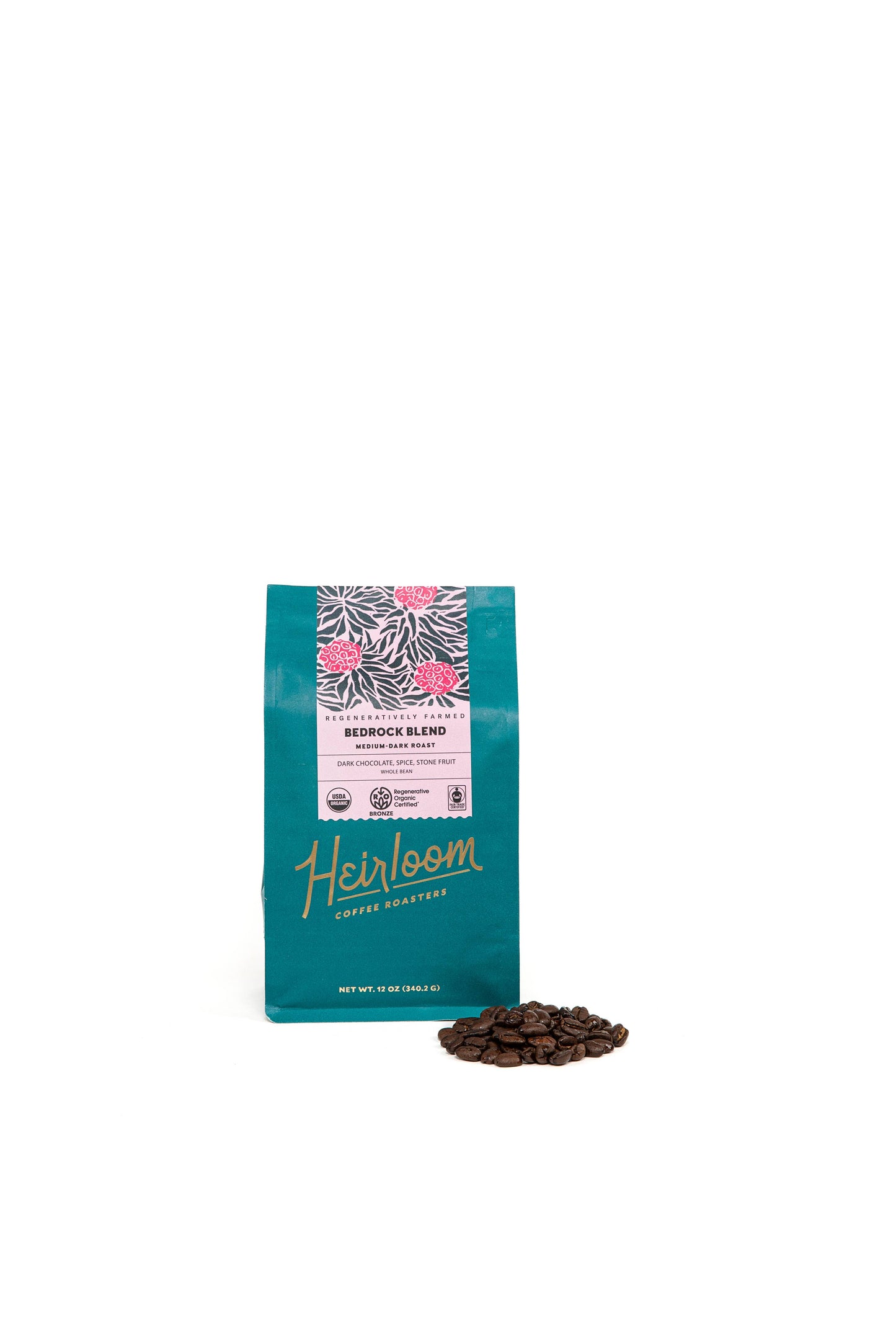 Bedrock — Dark Roast Coffee (12 oz, Whole Bean)