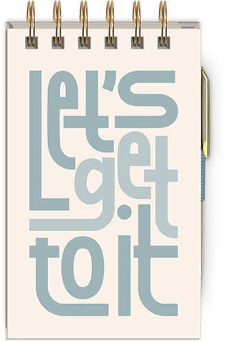 Jotter Notepad Mark My Words Get To It