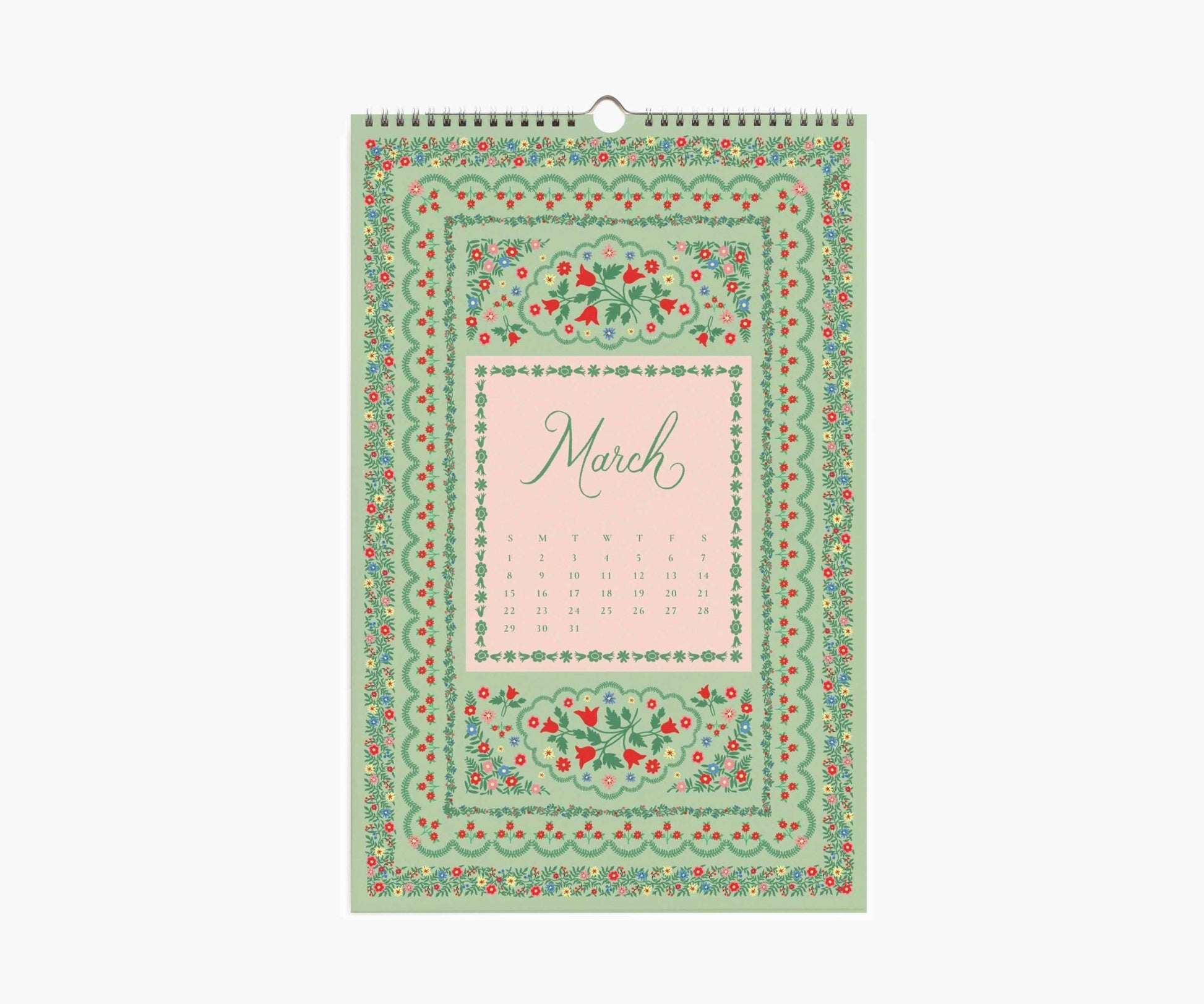 2026 Flora Wall Calendar - Dear John