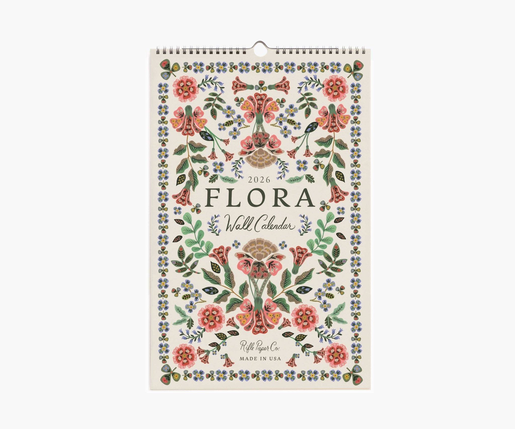 2026 Flora Wall Calendar - Dear John
