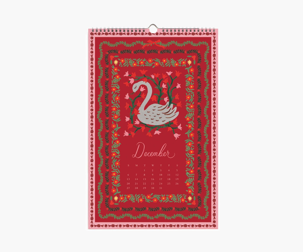 2026 Flora Wall Calendar - Dear John