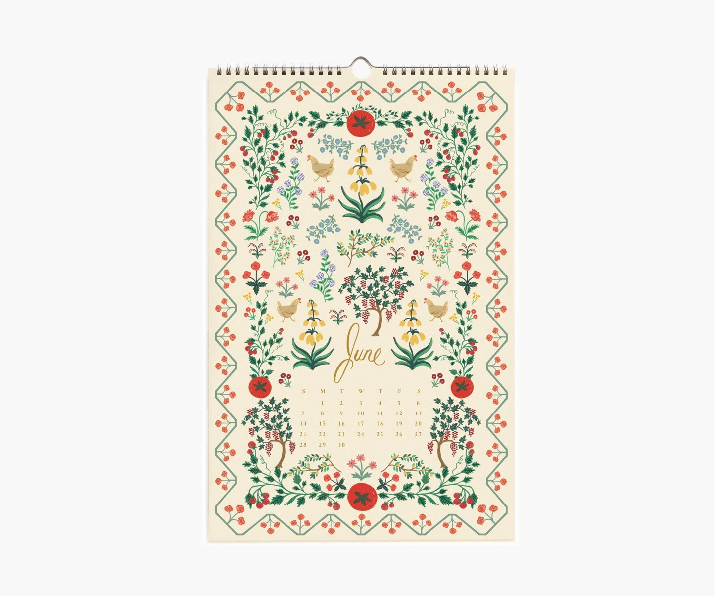 2026 Flora Wall Calendar - Dear John