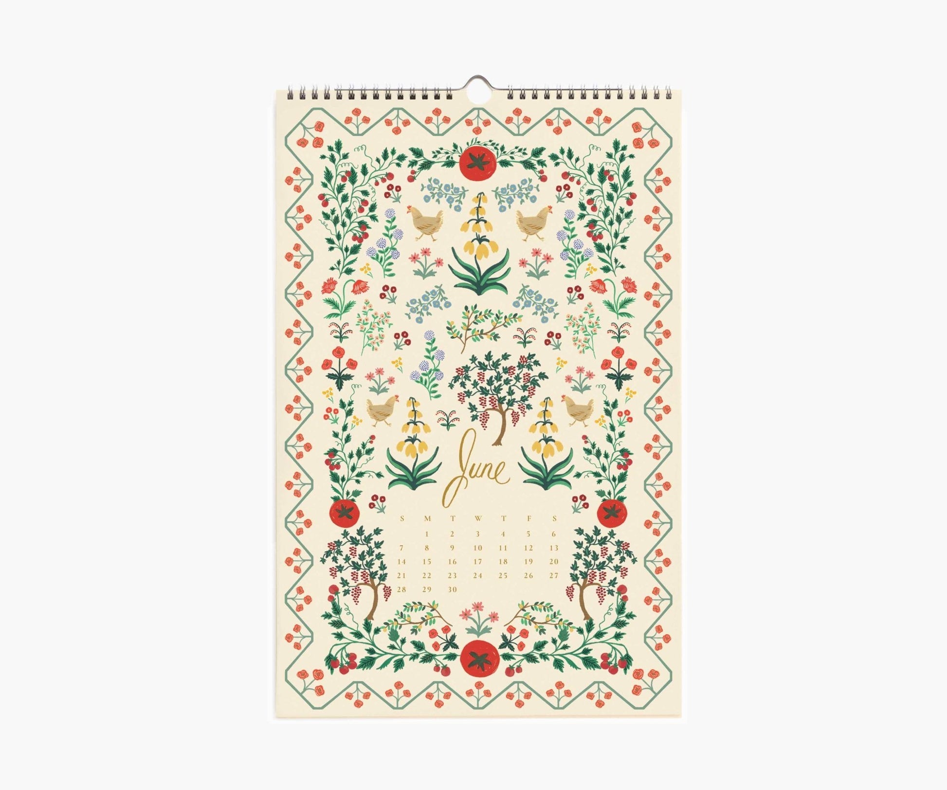 2026 Flora Wall Calendar - Dear John