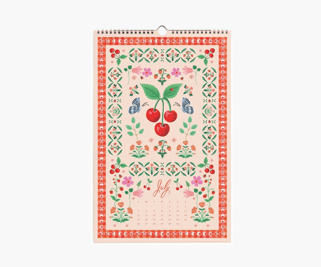 2026 Flora Wall Calendar - Dear John