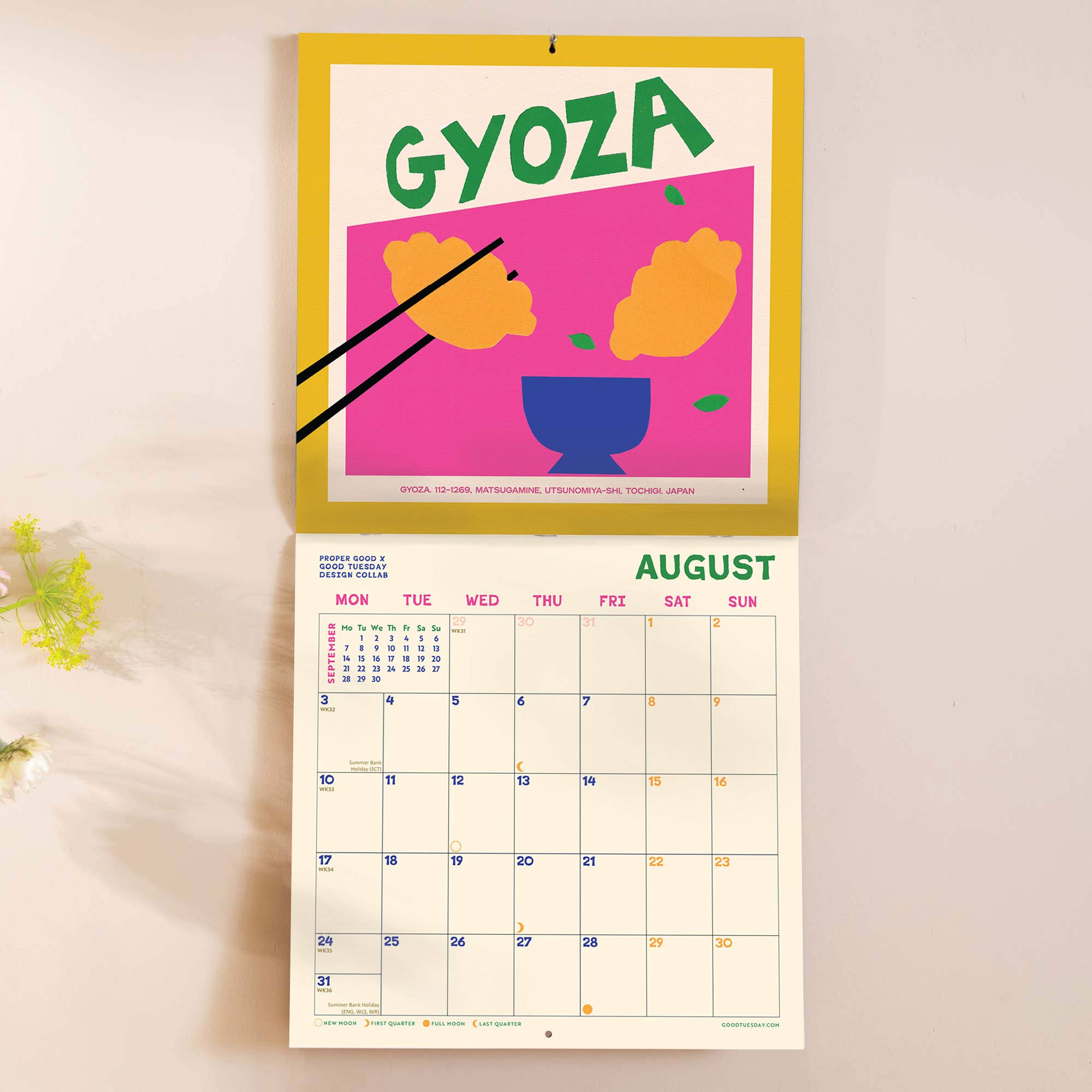 2026 Ramen Wall Calendar — Illustrated by Abbie Franks - Dear John