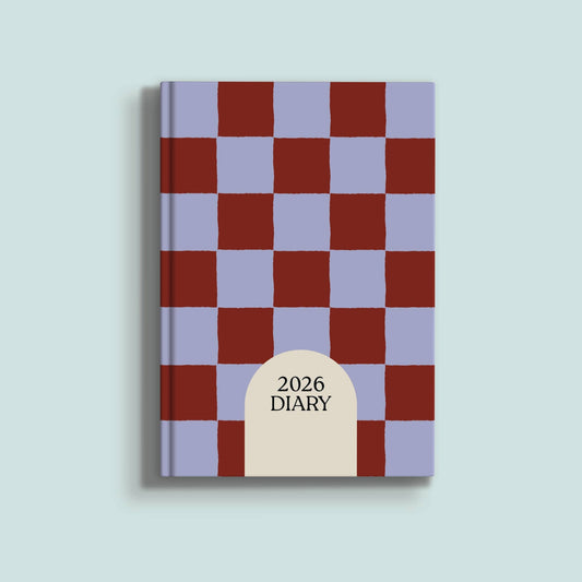 2026 Weekly Planner | Diary Agenda A5 | Blue Berry Check - Dear John
