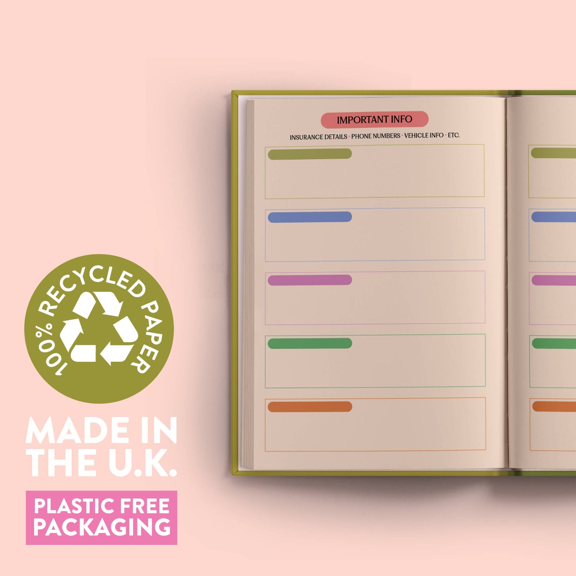 2026 Weekly Planner | Diary Agenda A5 | Organised Chaos - Dear John