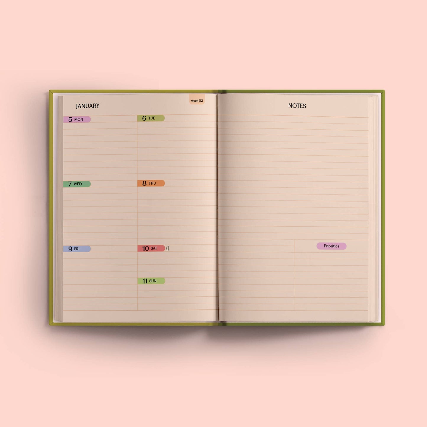 2026 Weekly Planner | Diary Agenda A5 | Organised Chaos - Dear John