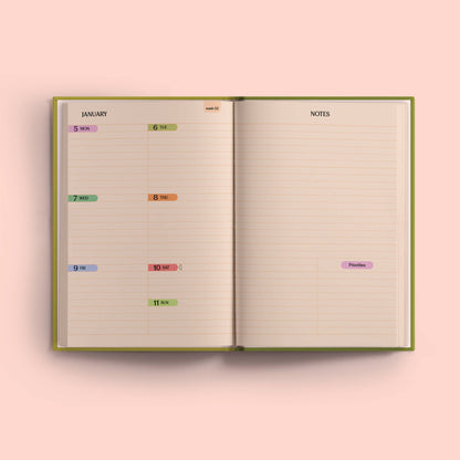 2026 Weekly Planner | Diary Agenda A5 | Organised Chaos - Dear John