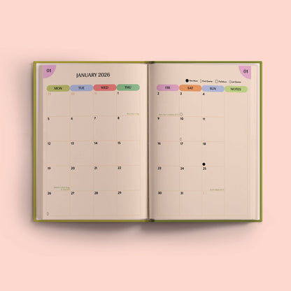 2026 Weekly Planner | Diary Agenda A5 | Organised Chaos - Dear John