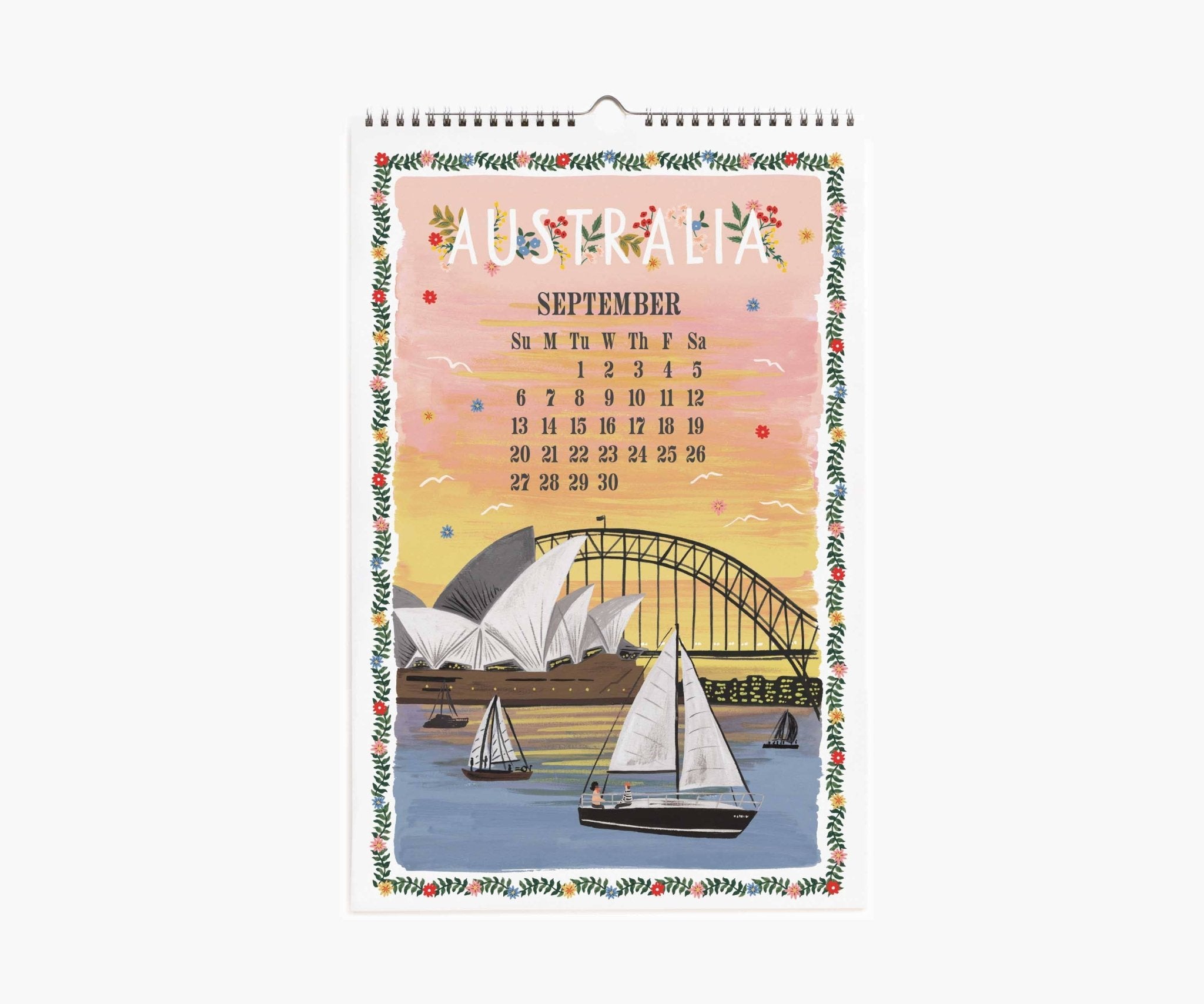 2026 World Travel Wall Calendar - Dear John
