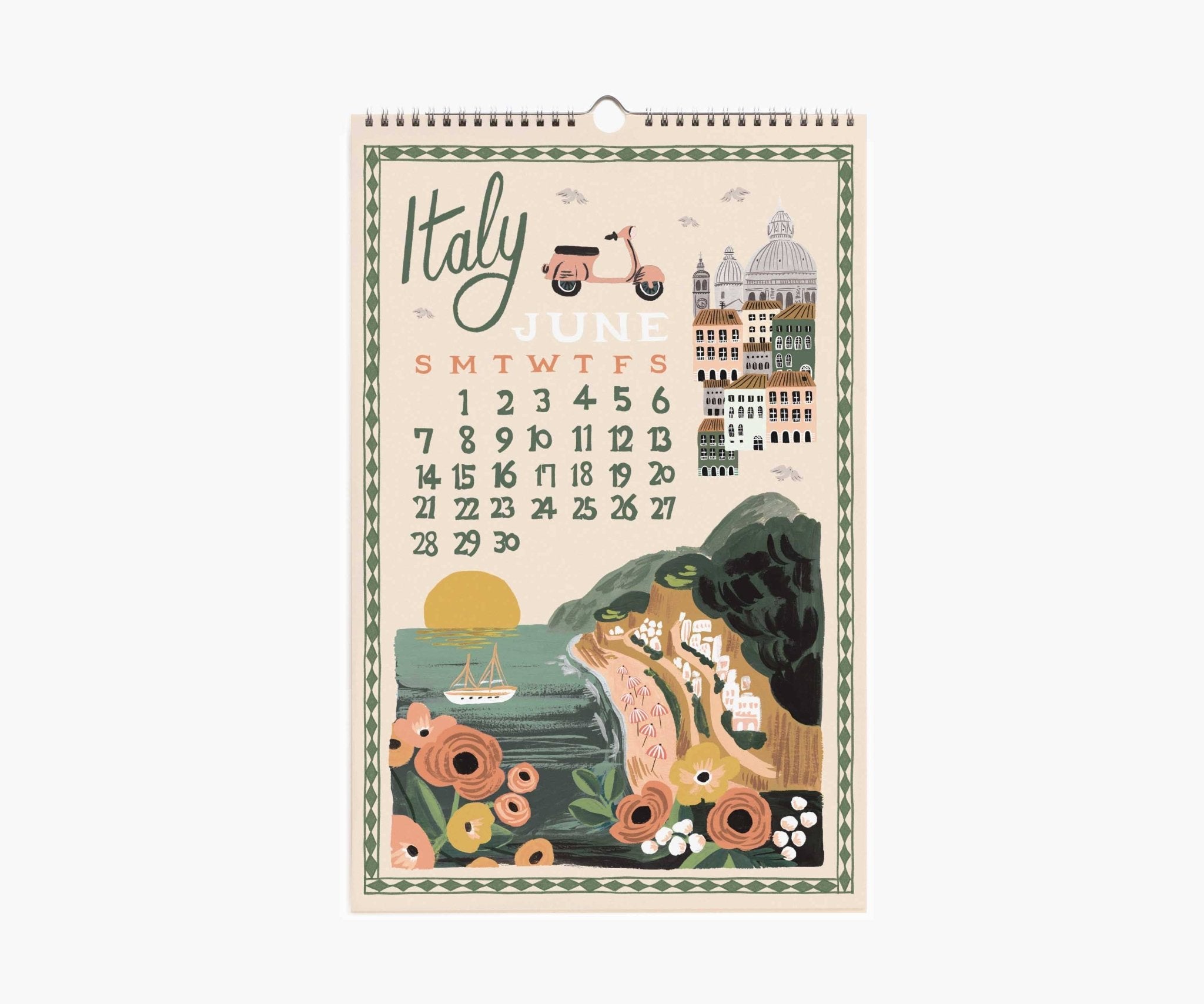 2026 World Travel Wall Calendar - Dear John