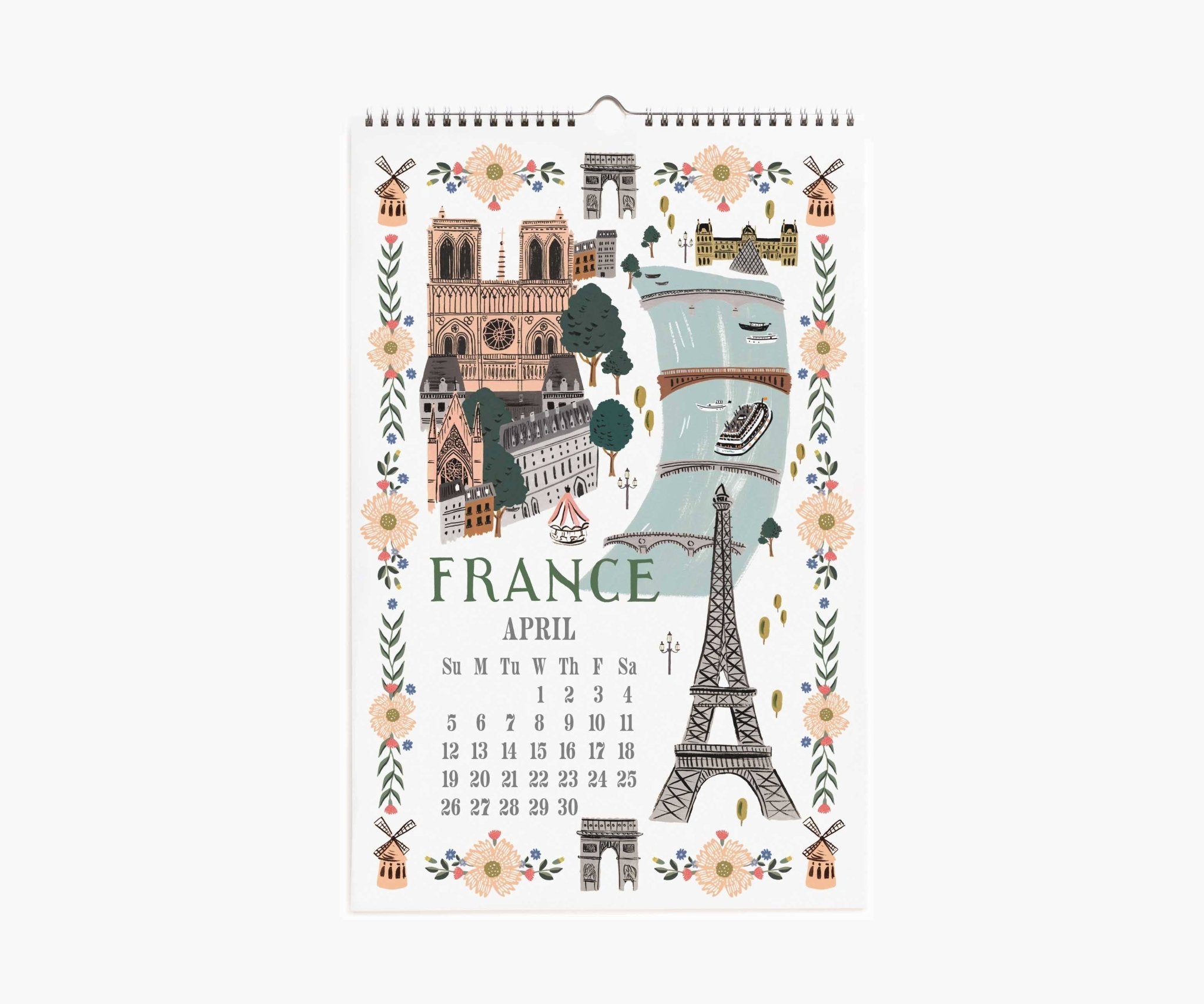 2026 World Travel Wall Calendar - Dear John