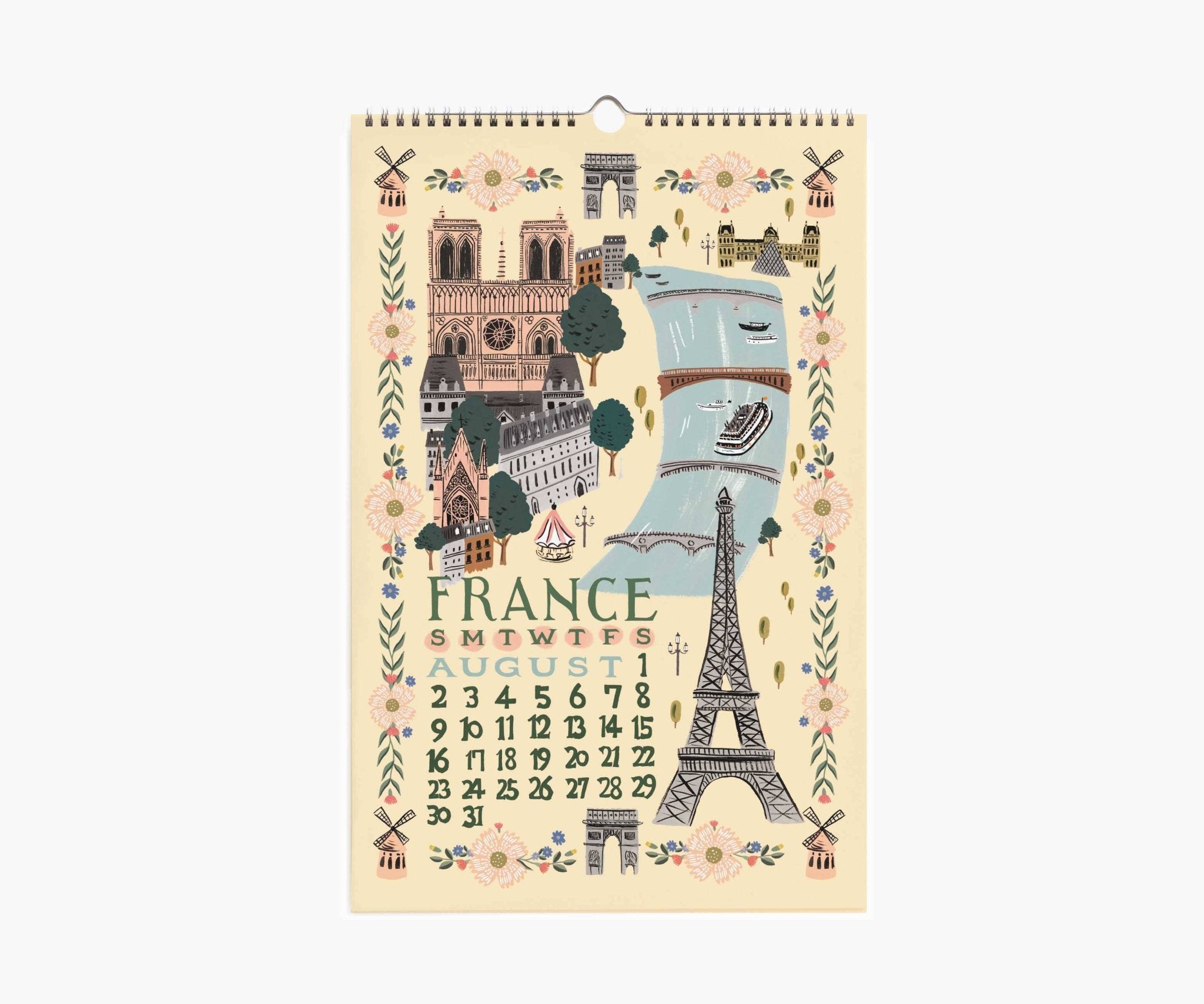 2026 World Travel Wall Calendar - Dear John