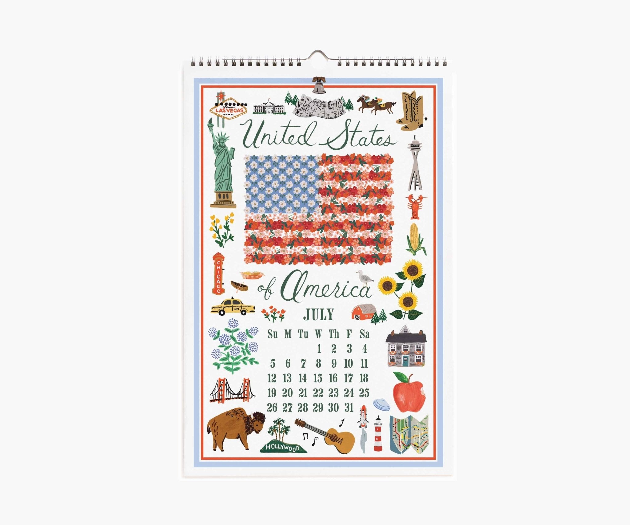 2026 World Travel Wall Calendar - Dear John