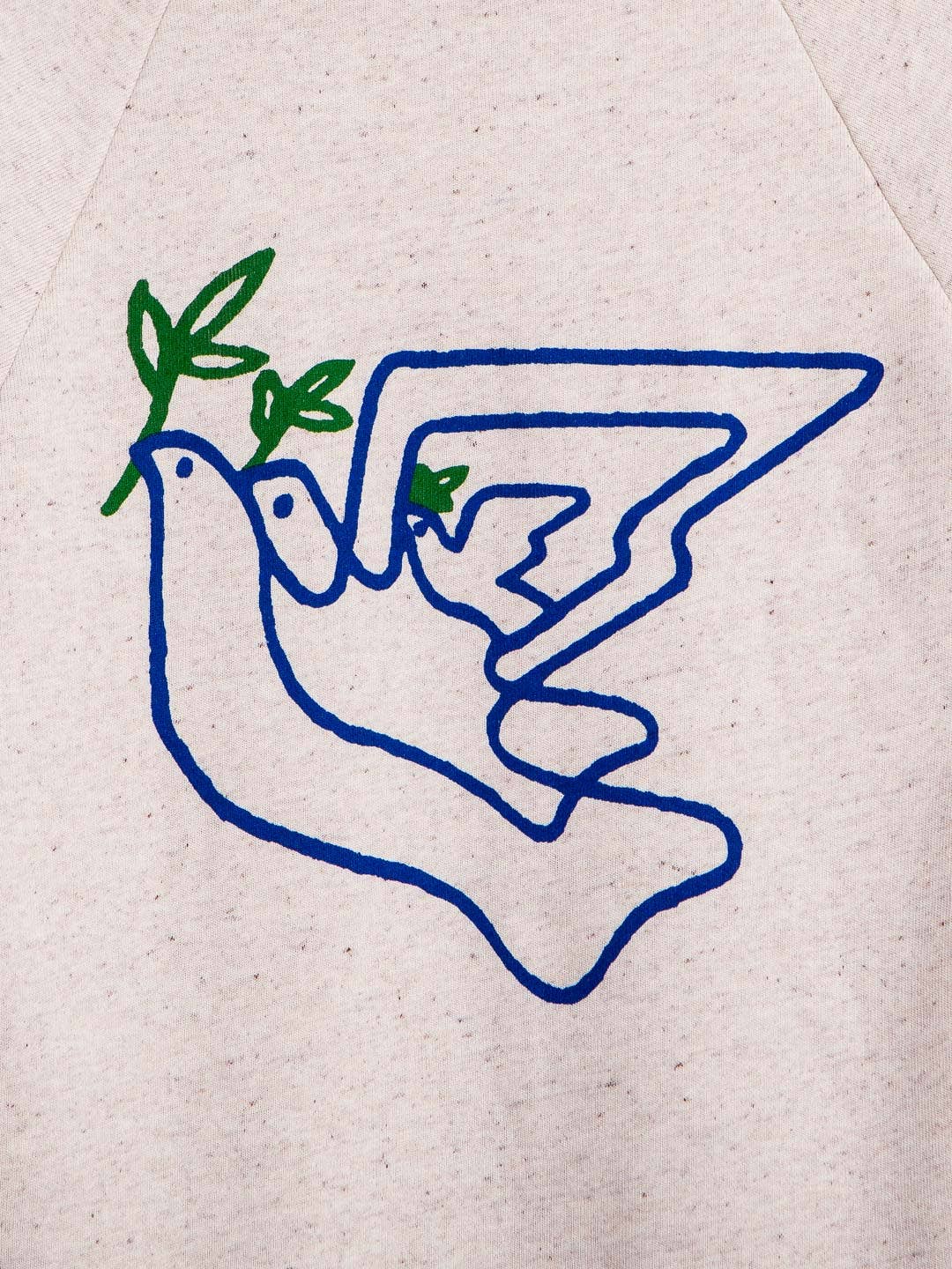 Doves Crewneck — Tri-Cream