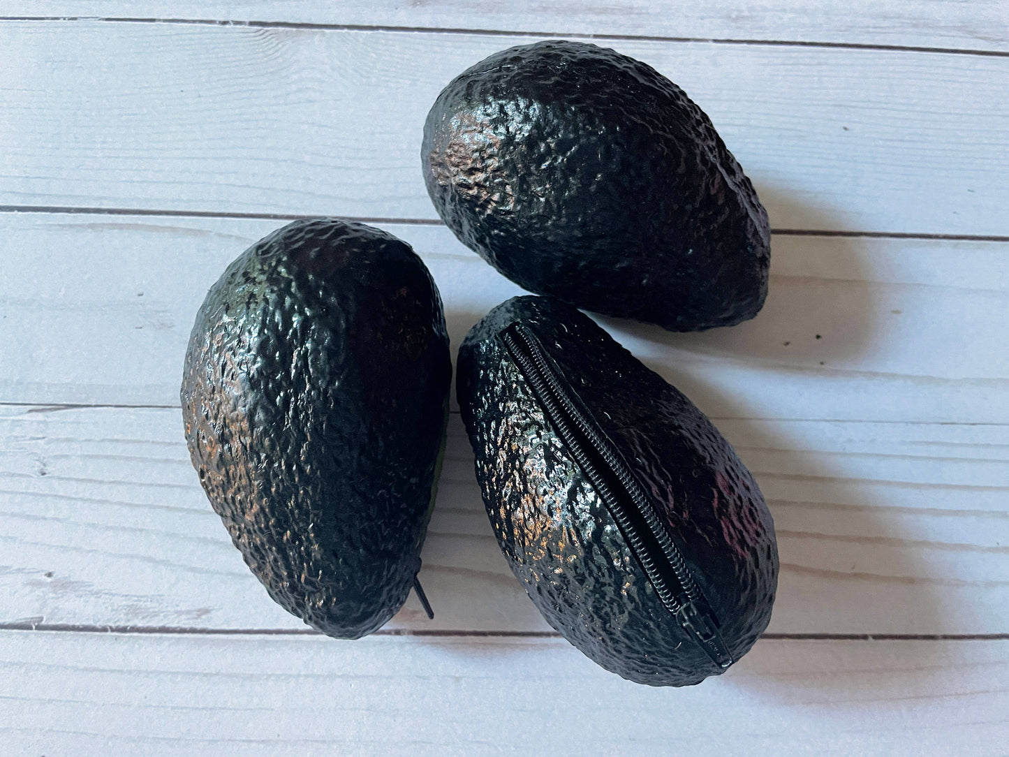 Cute Plastic Coin Purse — Avocado