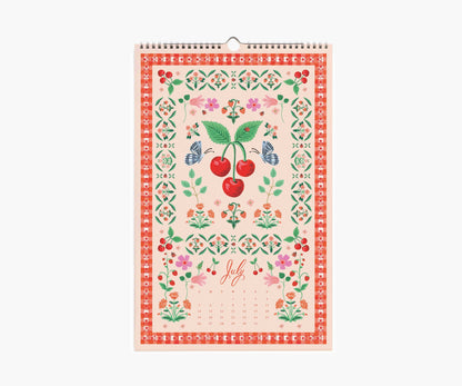 2026 Flora Wall Calendar