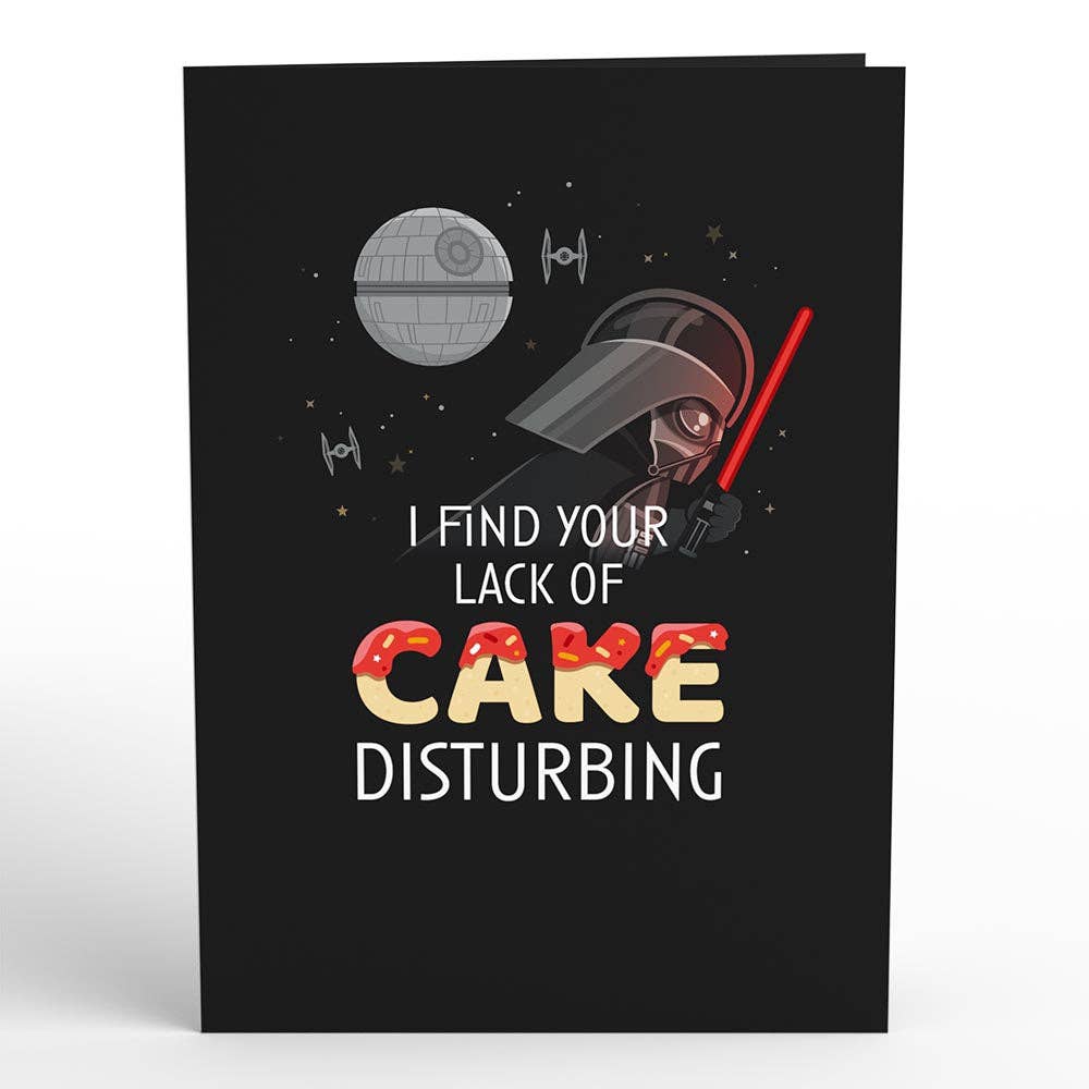 Lovepop Cards - Star Wars™ Darth Vader™ Birthday Cake Pop-Up Card 5x7"