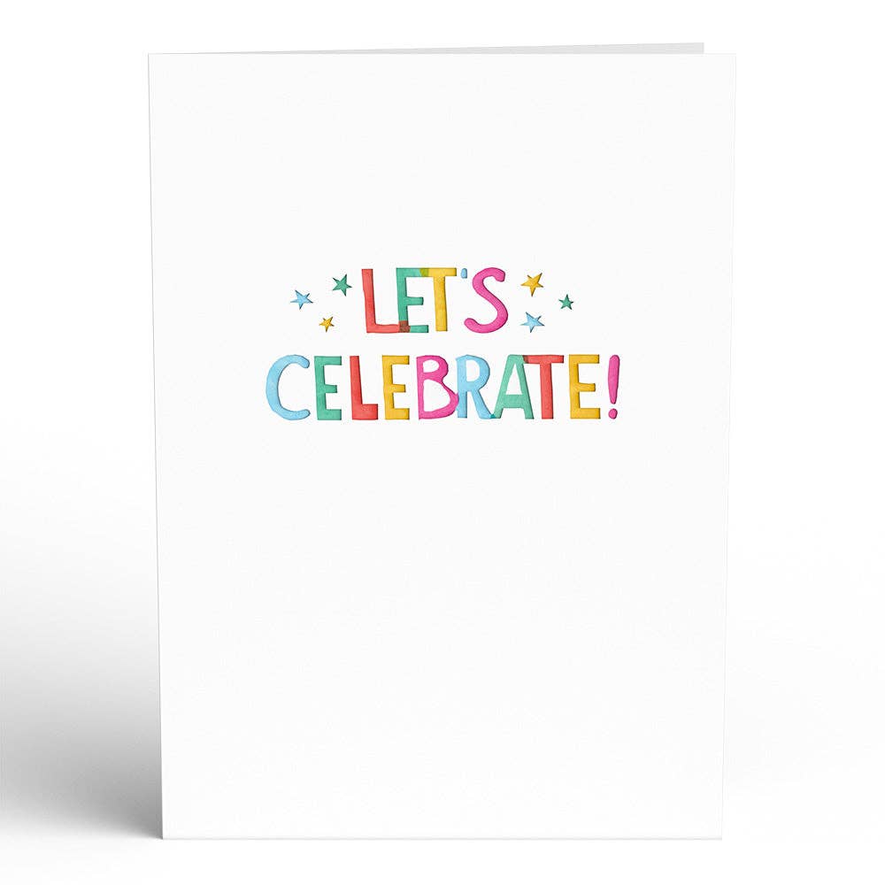 Lovepop Cards - Let's Celebrate Birthday Pop-up Card, 5x7" Birthday Cards